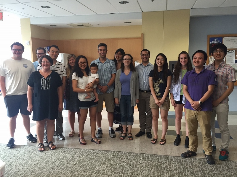  Fairwell party for Yuyu and Xiaofan, August 2016