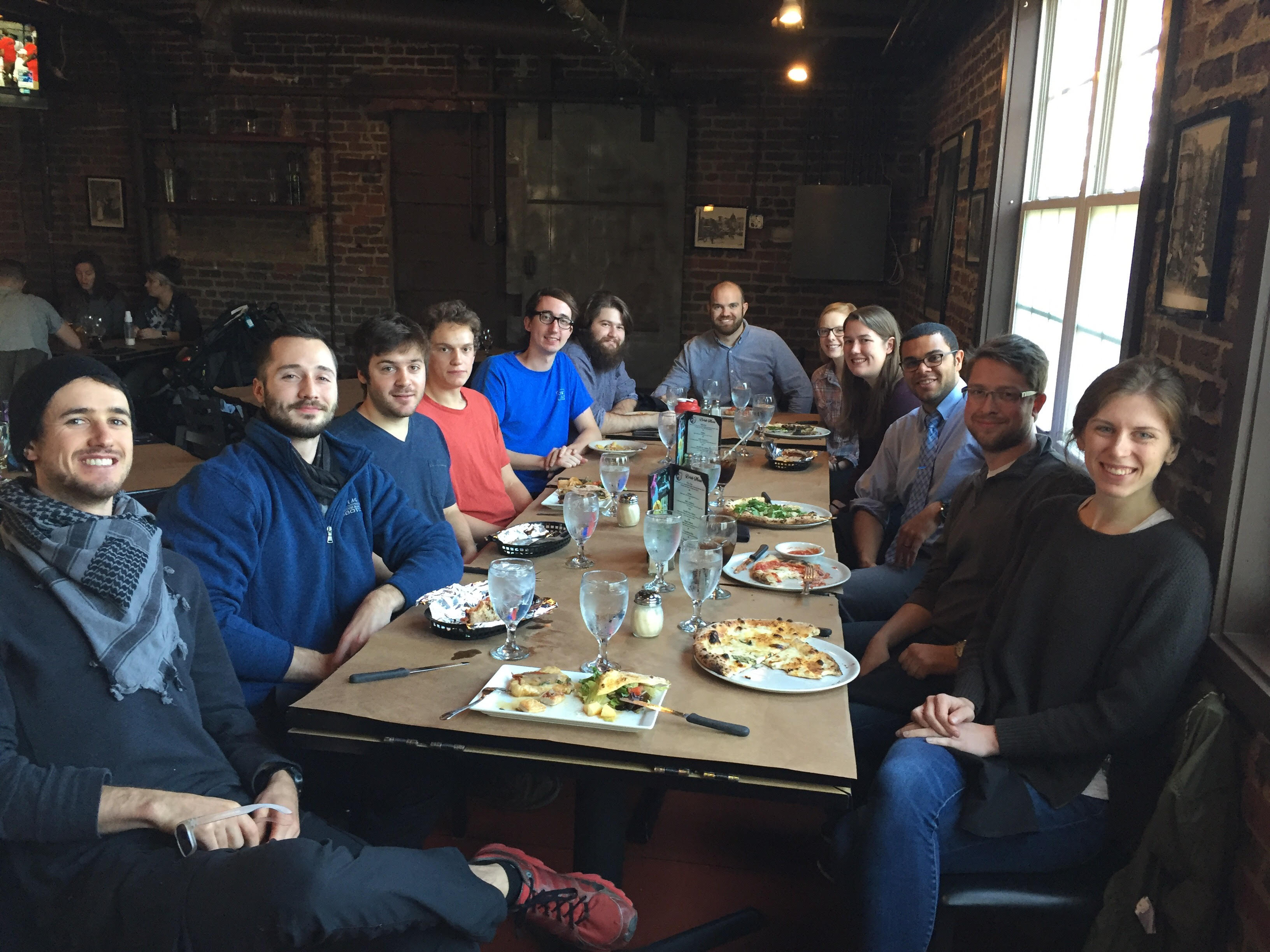 Lab Lunch Outing to Bella Napoli - Nov 2017